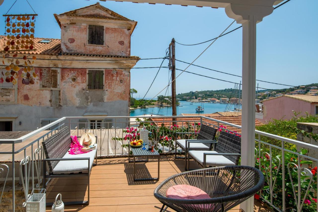 Ferienwohnung Paola'S Full Sea View House Gaios Exterior foto