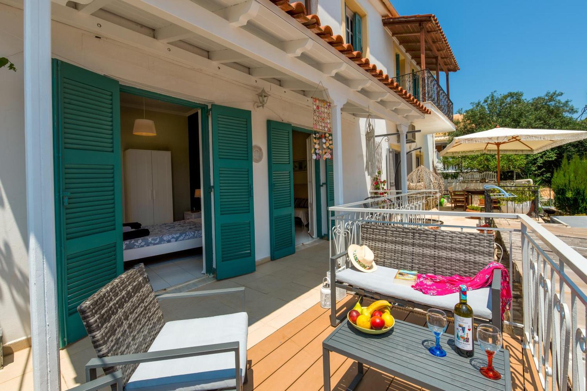 Ferienwohnung Paola'S Full Sea View House Gaios Exterior foto